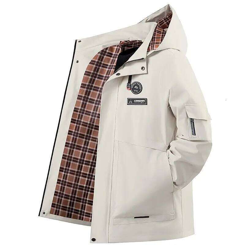 Spring and Autumn New Fashion Trend Outdoor Windproof Hooded Down Men's Loose Fit Plus Size High-Quality Jacket S-3XL W260626 - view 5