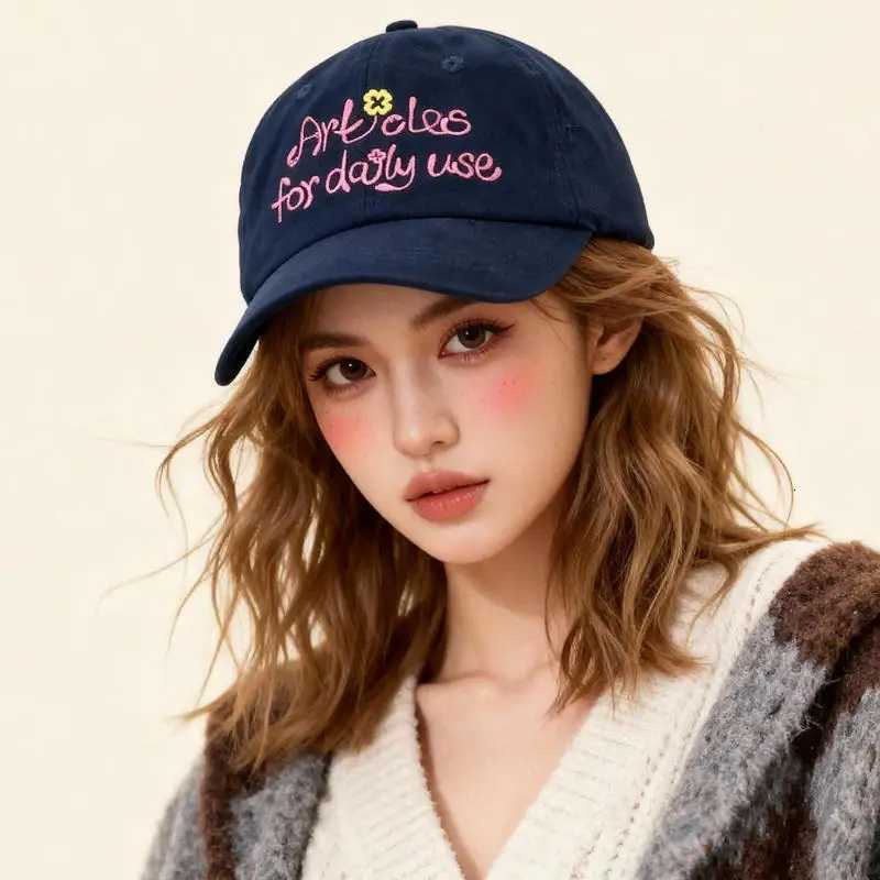 letter embroidered baseball Korean-style for women summer makes the face look smaller versatile M260626 - view 7