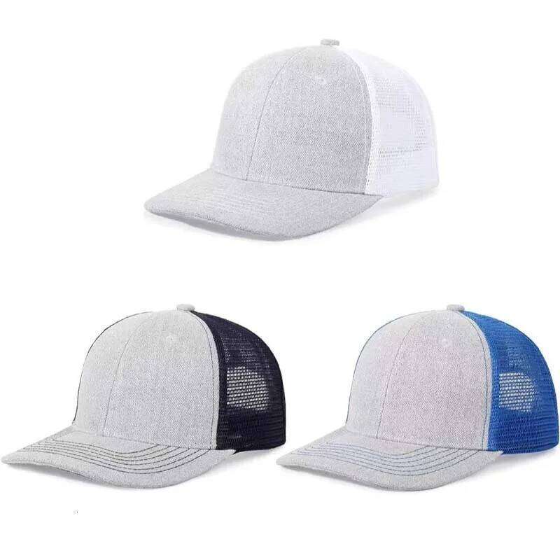High Quality Mesh Baseball Cap Women Men Summer Cotton Breathable Sunhat Unisex Adjustable Snapback Trucker Hats Male Female W260626 - view 7