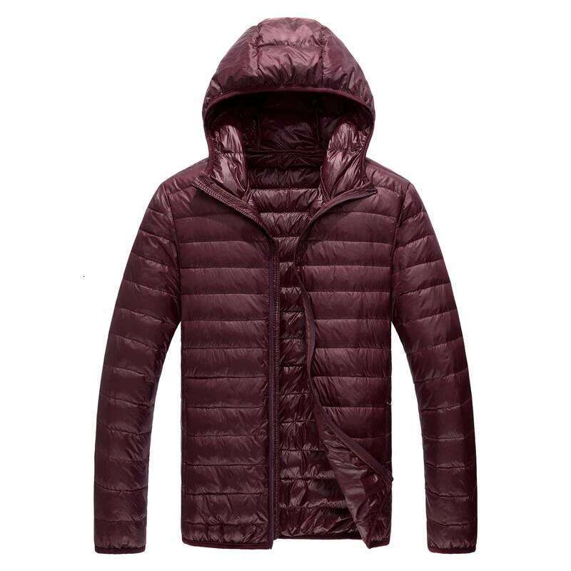 2026 Men's Blue Hooded Coat, Zipper Control Winter Light and Thin Jacket, Fashion Hot Sale Parkas Jaqueta Asian Size M-5XL W260626 - view 5