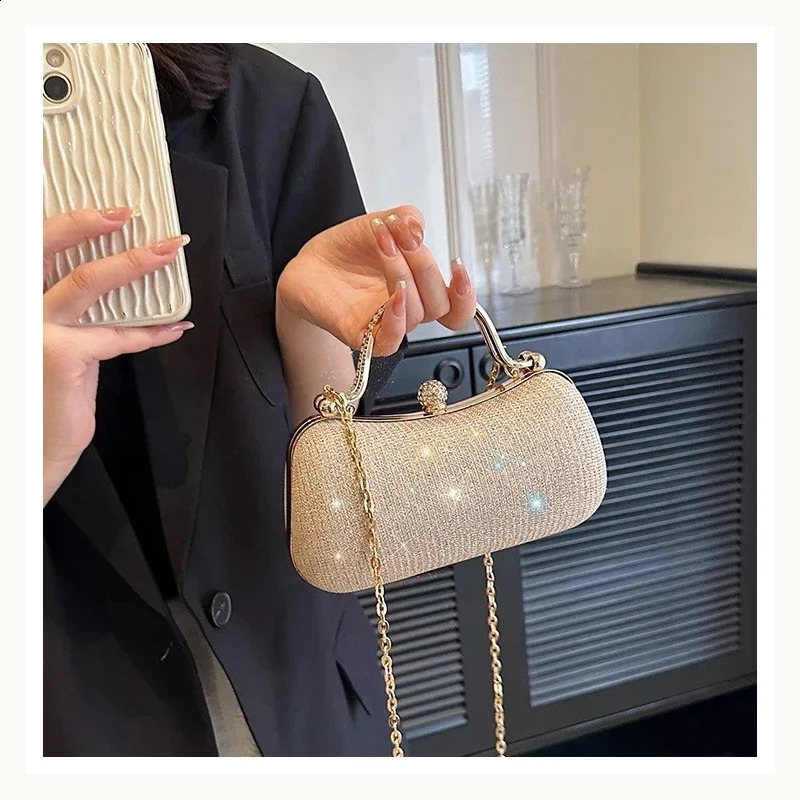 Diamond Purse Women Glitter Envelope Evening Bag Shiny Crossbody Chain Shoulder bag Clutch Wedding Party 260612 - view 3