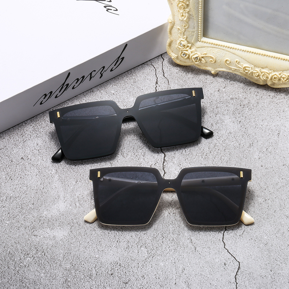 GM Sunglasses for Women High-End Fashion Large Frame Internet Celebrity Style Wholesale Men's One-Piece Polarized Glasses wholesale - view 5