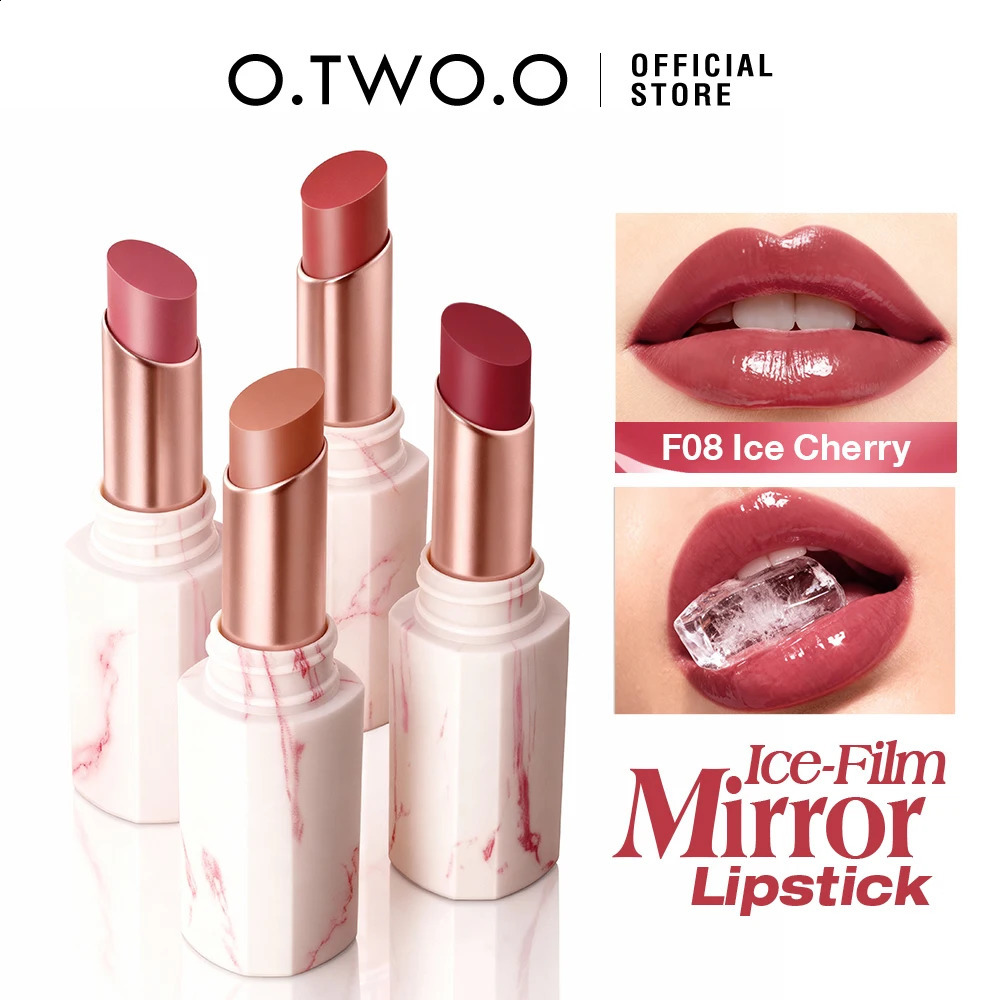 OTWOO Glossy Lipstick Lip Tint Mirror Ice-film 24h ize Nourish Smooth Non-Sticky 3D Glossy Lip Glaze Lipstick Makeup 260626