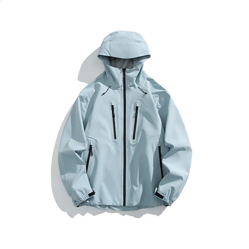 2026 Outdoor Laminated Hard Shell Windproof Waterproof Solid Color Fashionable Camping Fishing Sports Versatile Casual Jacket 260623 - view 7