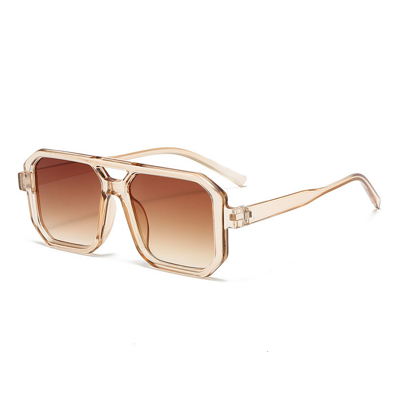 2026 Designer's New Luxury Large Frame Sunglasses Simple Men's And Women's Sunglasses European And American Sunglasses Trend Driving Pe - view 9