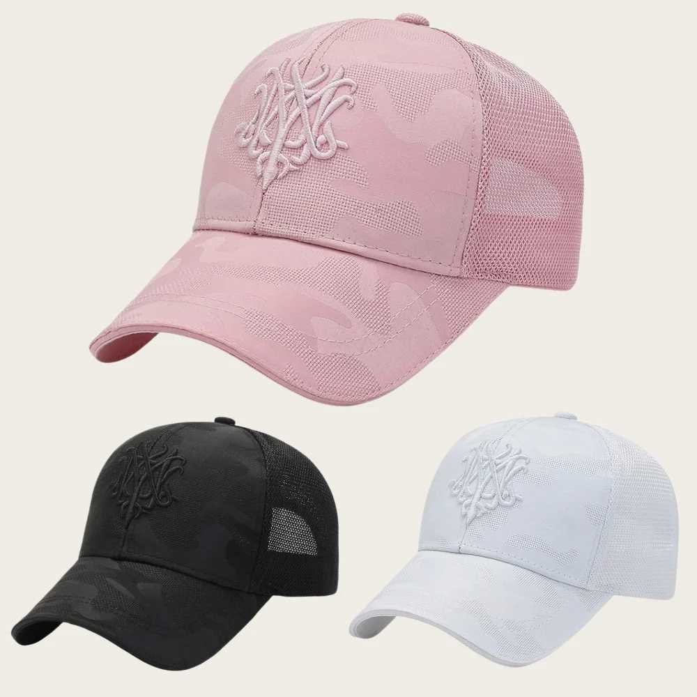 sunshade Summer baseball with and mesh pattern embroidered floral design womens baseball suitable for casual occasio M260626 - view 3