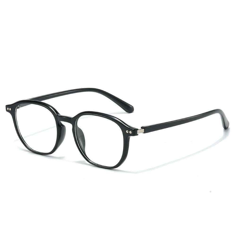 New Korean-Style Ultra-Light Tr90 Square Frame Glasses Men And Women, Suitable For Wearing Without Makeup, Can Be Fitted With Prescription Or Blue Lig - view 1