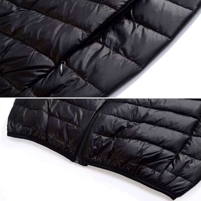 Ultra Light Winter Duck Jacket Men Hooded Feather Coat Slim Down and Coats Lightweight Padded Jackets 2026 Z1 W260626 - view 7