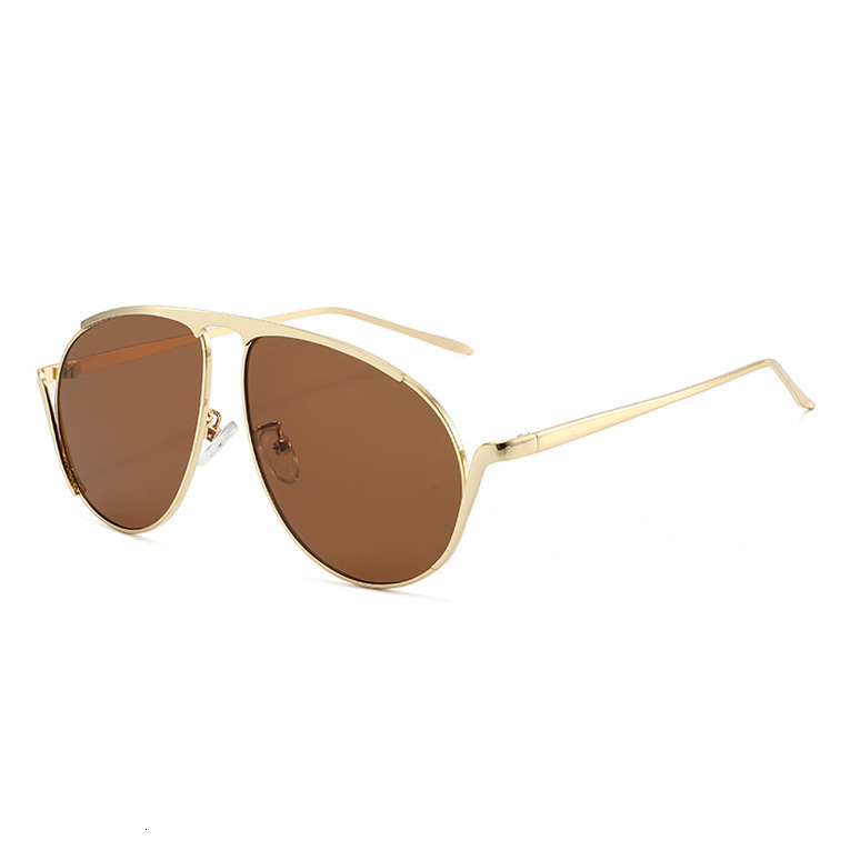 20 European American Large Frame Fashion Sunglasses, Unique And High-End, Popular For Driving, UV Protection Sunglasses - view 5