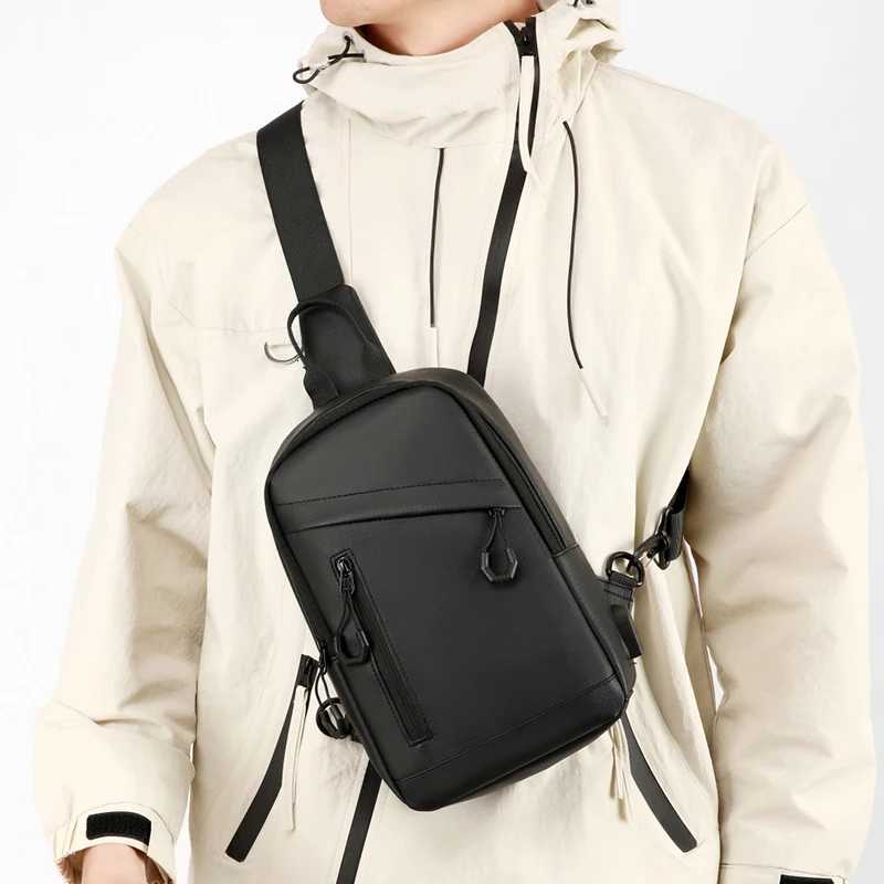Sports Shoulder Bag Mens Casual Chest Bag Suitable for Daily Commuting Business Sports Chest Cycling M260626 - view 3