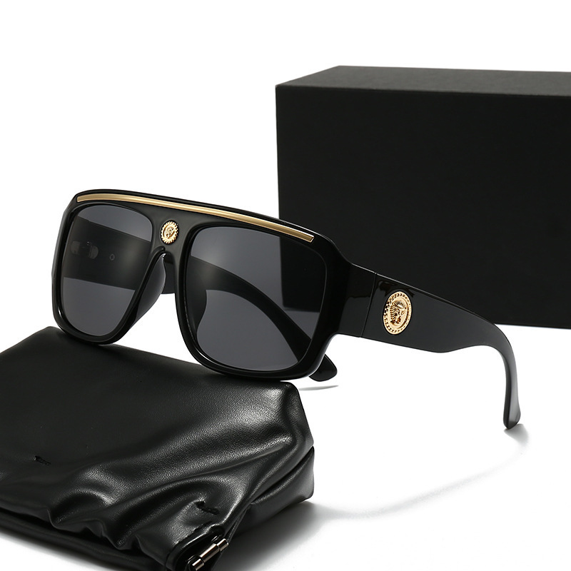 2026 Designer's New Large Frame Sunglasses For Men Fashionable Casual Versatile Trendy Luxury Big Brand Head Decoration Sunglasses Women's H - view 4
