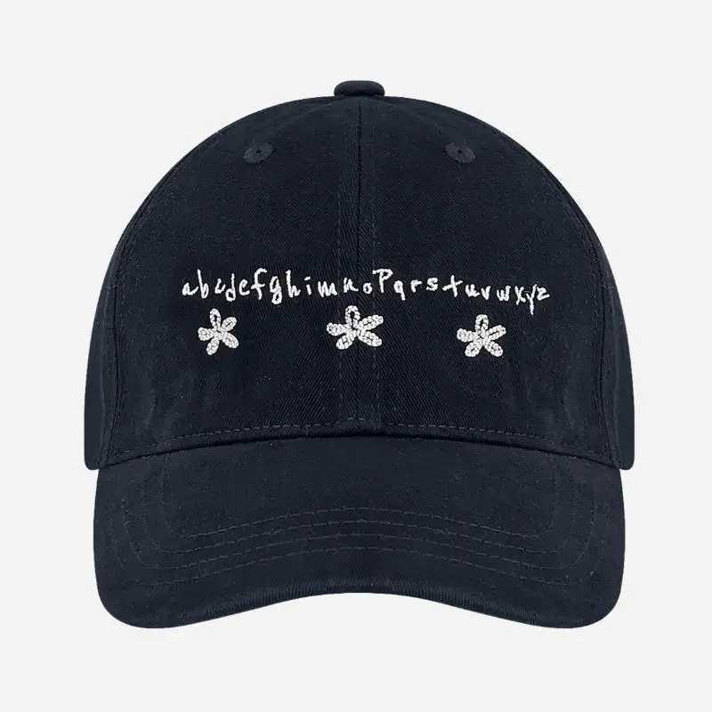 Embroidery Korean Version Small Flower Fashion Baseball for Women with Wide Brim Casual and Versatile M260626 - view 4