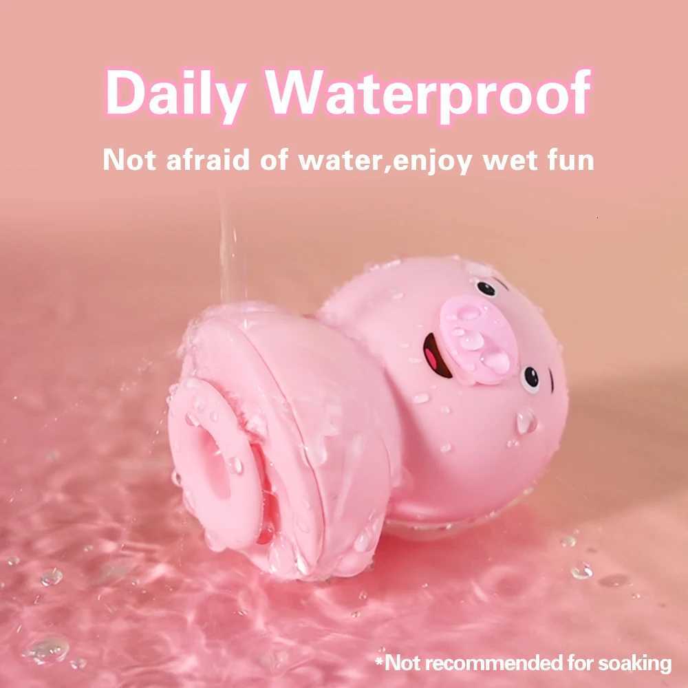 Sucking Licking Clitoris Female Tongue Vibrators Piggy G Spot Vagina Massager Vacuum Stimulator Sex Toys for Women Adults Goods M260626 - view 6