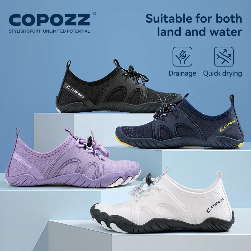 COPOZZ Unisex Water Shoes Barefoot Outdoor Beach Sports Upstream Aqua Sport Running Fitness Nonslip Sneakers 260626 - view 3