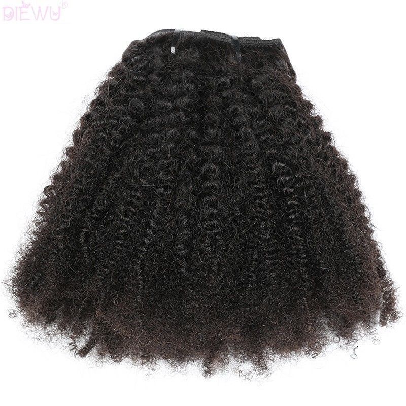 10A Real Human Wig Lace Clip-In Afro Curly Clip In Hair For Black People - view 5