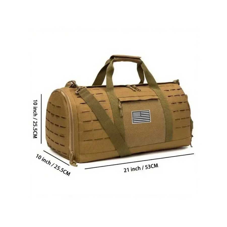 Sport Gym Bag Tactical 40L Travel Duffle Bag For Men Fitness Training Bag With Shoe Basketball Outdoor Weekender Bags M260626 - view 7