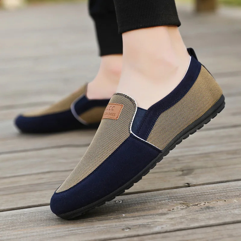 Shoes Men Loafers driving Fashion Boat Footwear Man canvas Moccasins MenS Shoes Men Comfy Drive Mens Casual Shoes 260626 - view 5