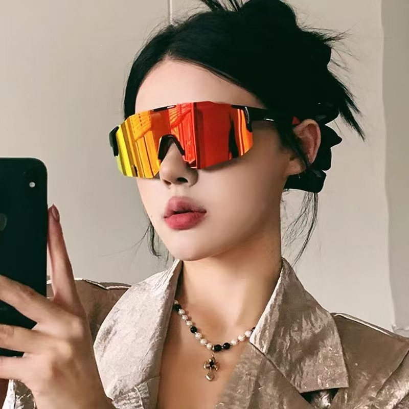 2026 Designer's New Outdoor Sports Ink Trend Polarized Sunglasses Wholesale Men's And Women's European And American New Colorful Cyclin - view 1