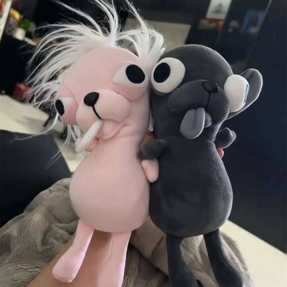 Keychain Stuffed Animals Chihuahua Doll School Backpack Pendant Weird Cute Plush Puppy Pet Gift Kids Toy 26Y0626 - view 4