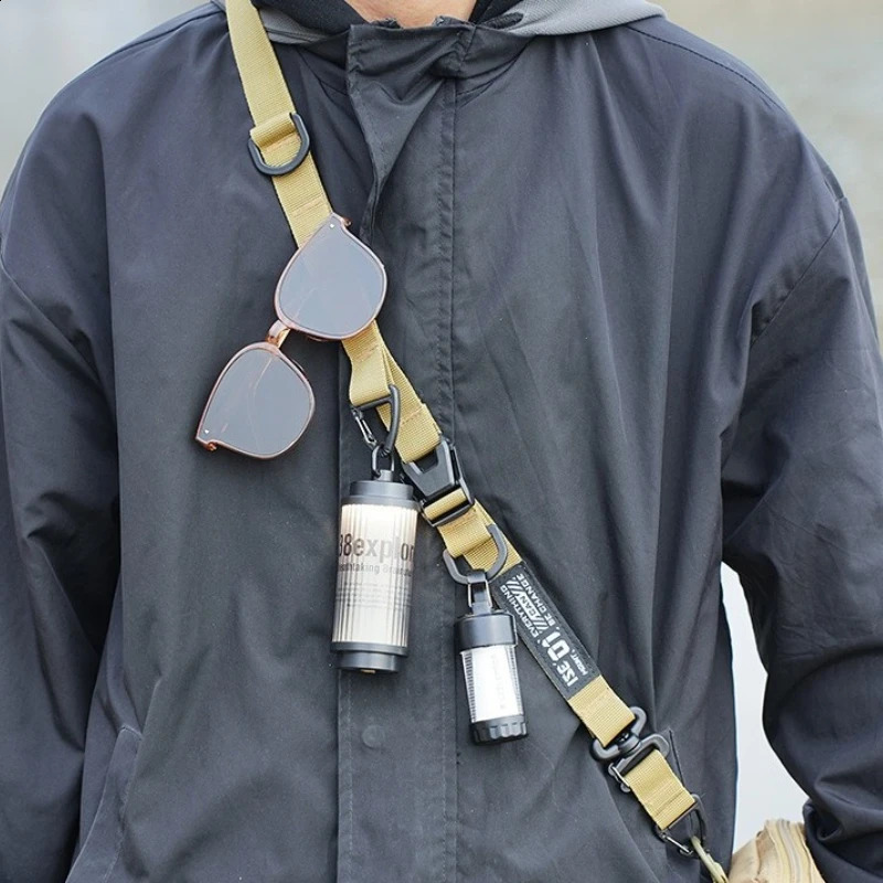 Outdoor Multifunctional Diagonal Hanging Rope With Adjustable Length And Expandable Single Shoulder Crossbody Backpack Strap 260626 - view 4