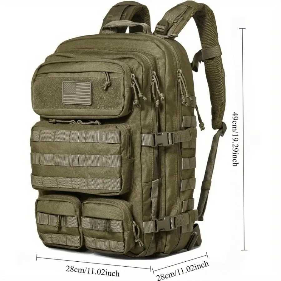 MOLLE Assault Pack Tactical 50L/30L Backpack Military Army Camping Rucksack 3-Day Pack M260626 - view 7