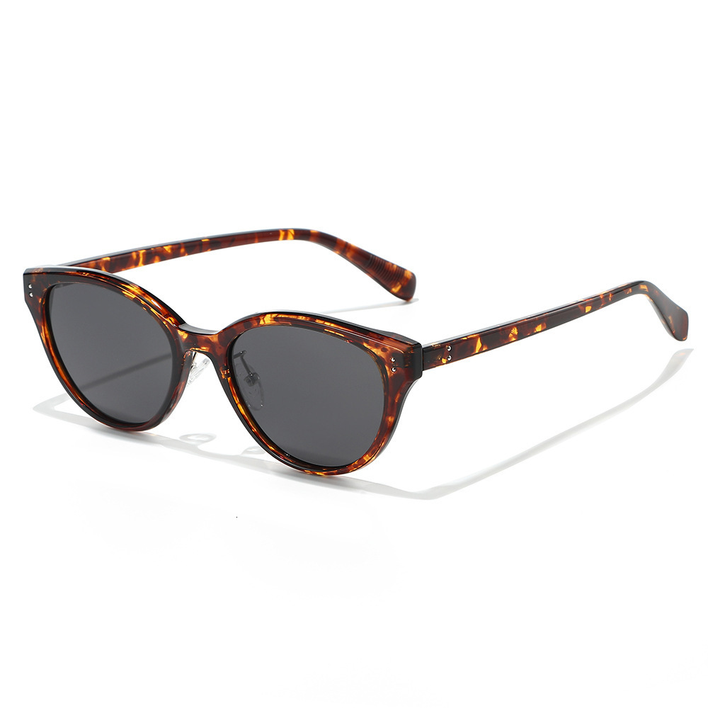 2026 Small Round Ultra-Light Tr90 Polarized Sunglasses, High-End Black Frame Sunglasses Wholesale - view 5