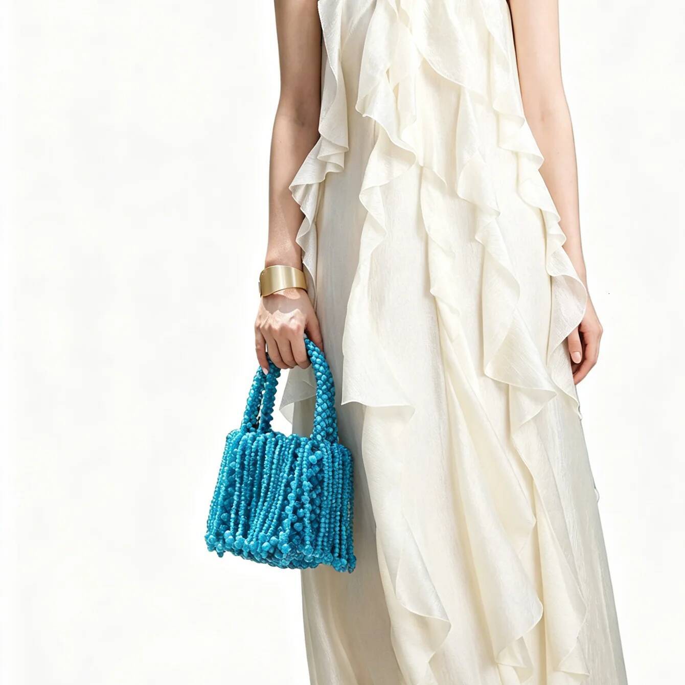 Purses And Handbag Luxury Clutch Purse Handmade Pearl Decoration Party Wedding Evening Banquet Bag Andralyn - view 4