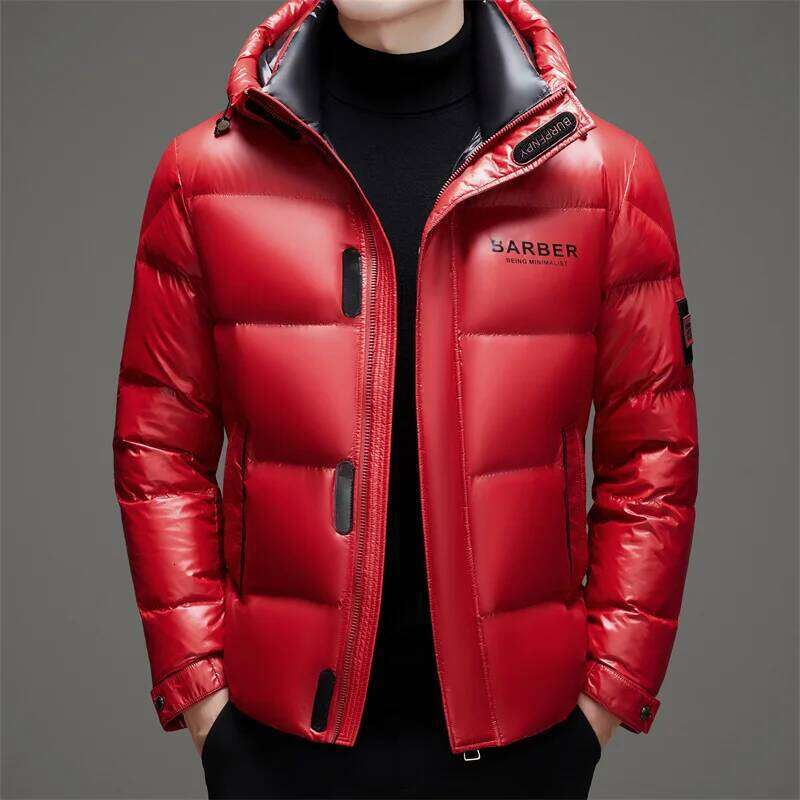 New arrival jacket 90% white duck jackets men,mens thicken warm winter down coat,hooded parkas men L-5XL J260626 - view 3