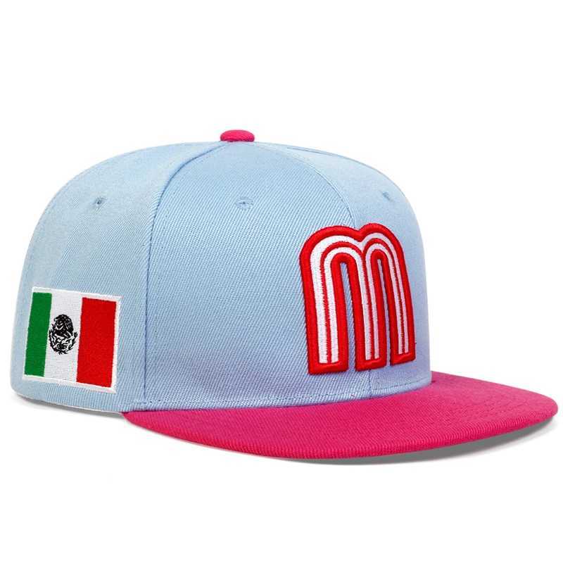 Flag Fashion M LEtter EMbroidery Baseball Cotton snapHats AdjustabLE Hip Hop Sport Hats Outdoor Sun hats M260626 - view 4