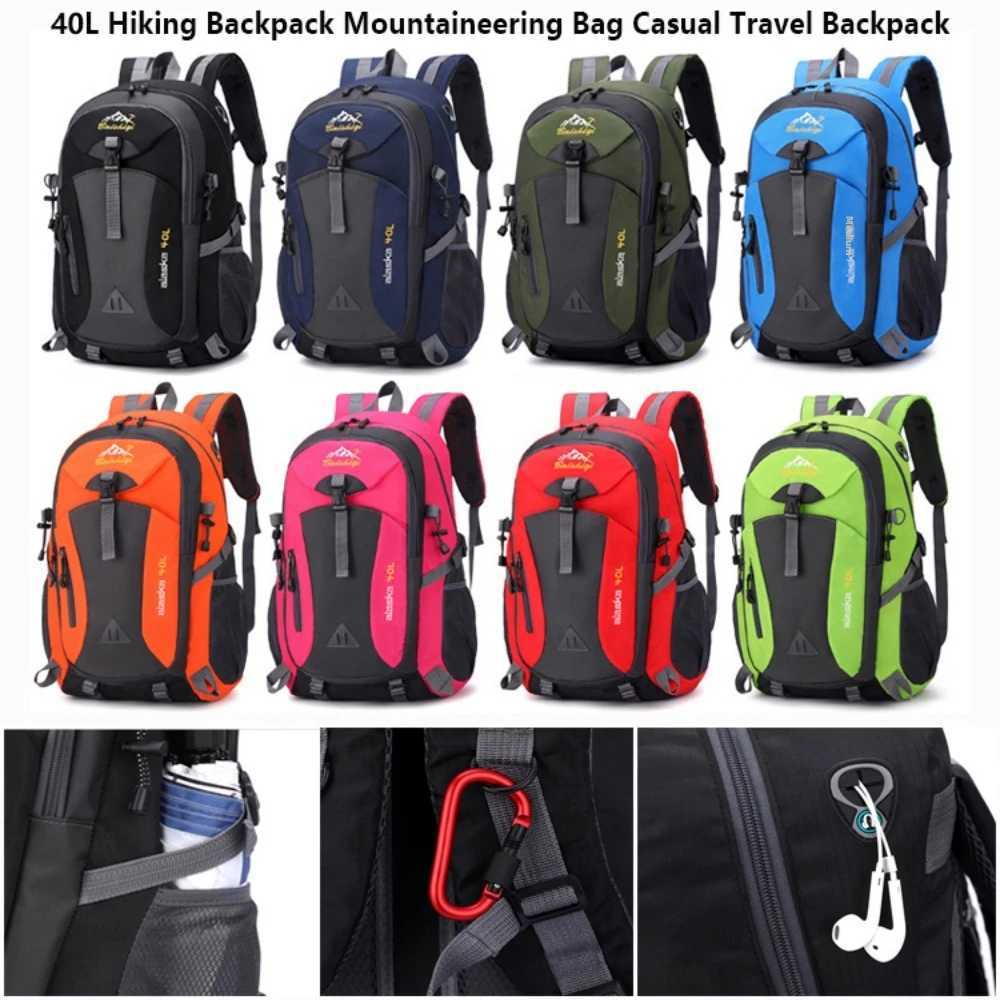 Hiking High Quality Backpack 40L Waterproof Lightweight Travel Backpack Casual Mountaineering Bag for Men Women M260626 - view 3
