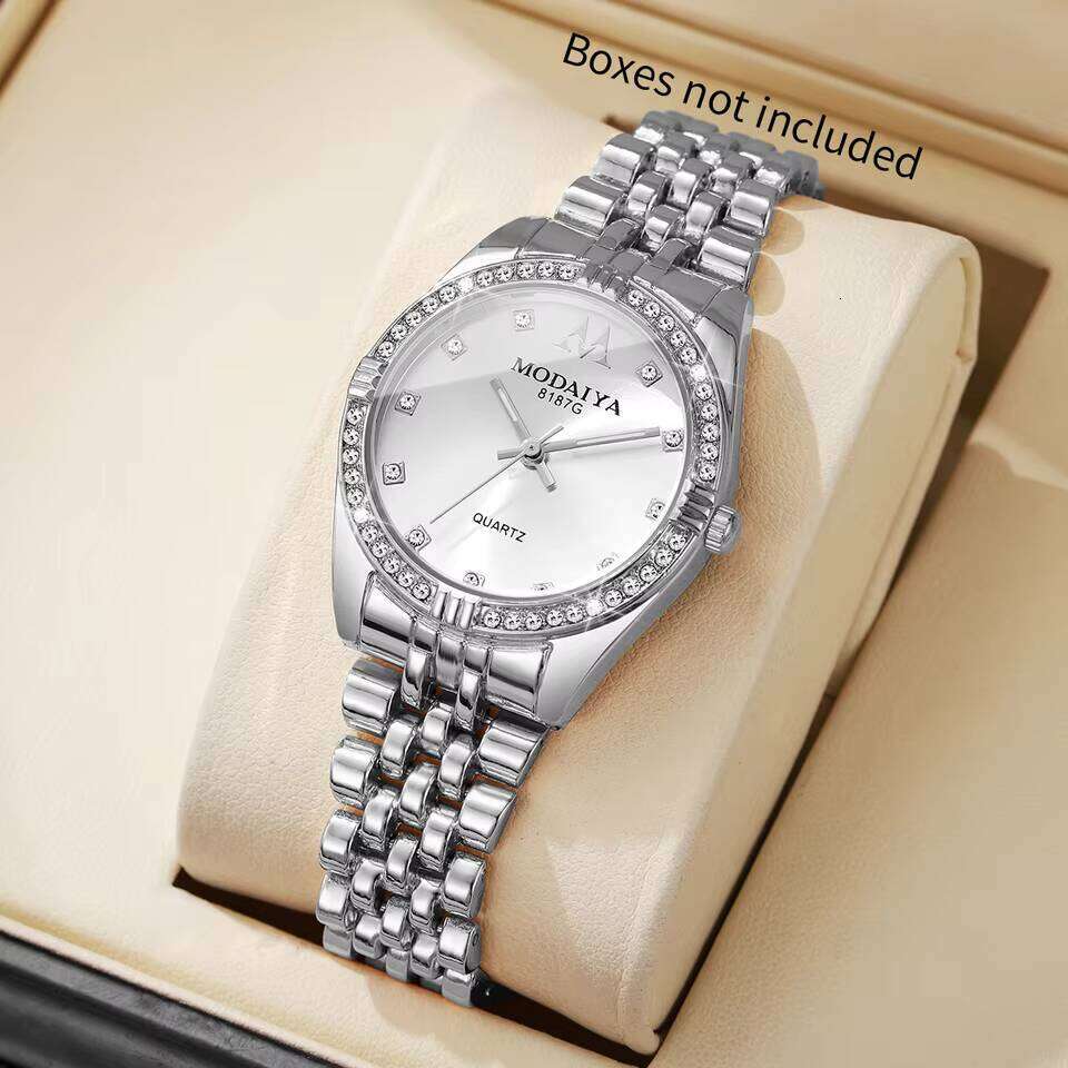 Luxury Rhinestone Women Watches Stainless Steel Strap Ladies Quartz Wristwatches for Girls Clock Reloj Mujer(Without Box) 26L0626