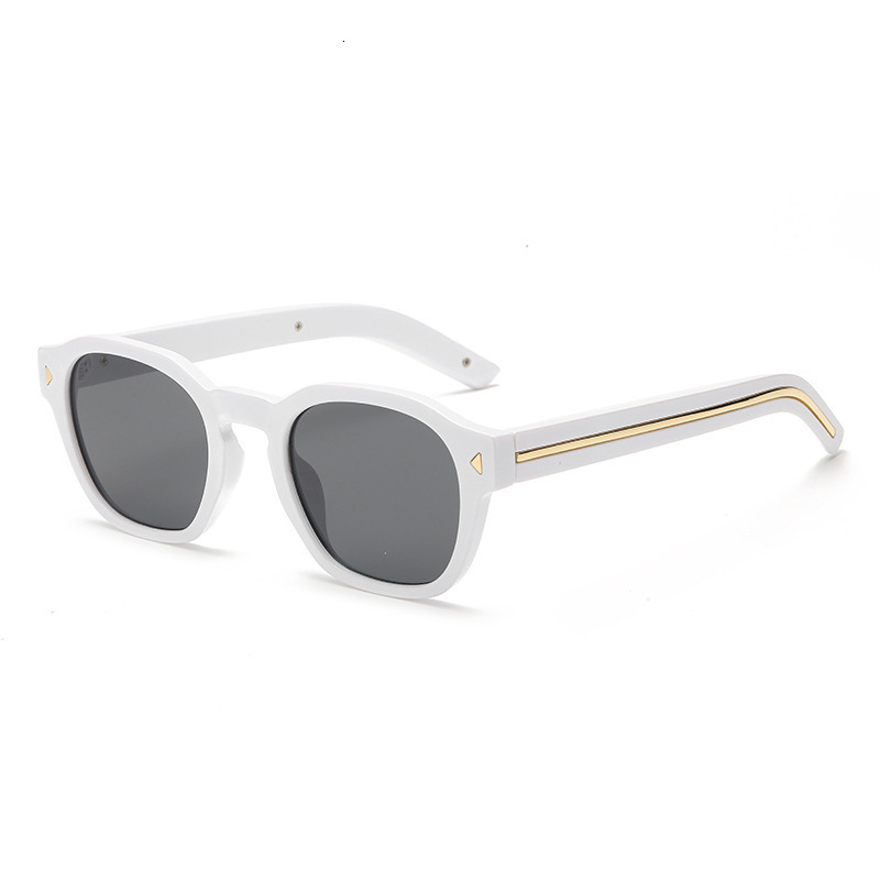 New European American Oval Sunglasses For E-Commerce, Stylish And Trendy Street Photography, High-End Sun Protection Driving Glasses - view 5