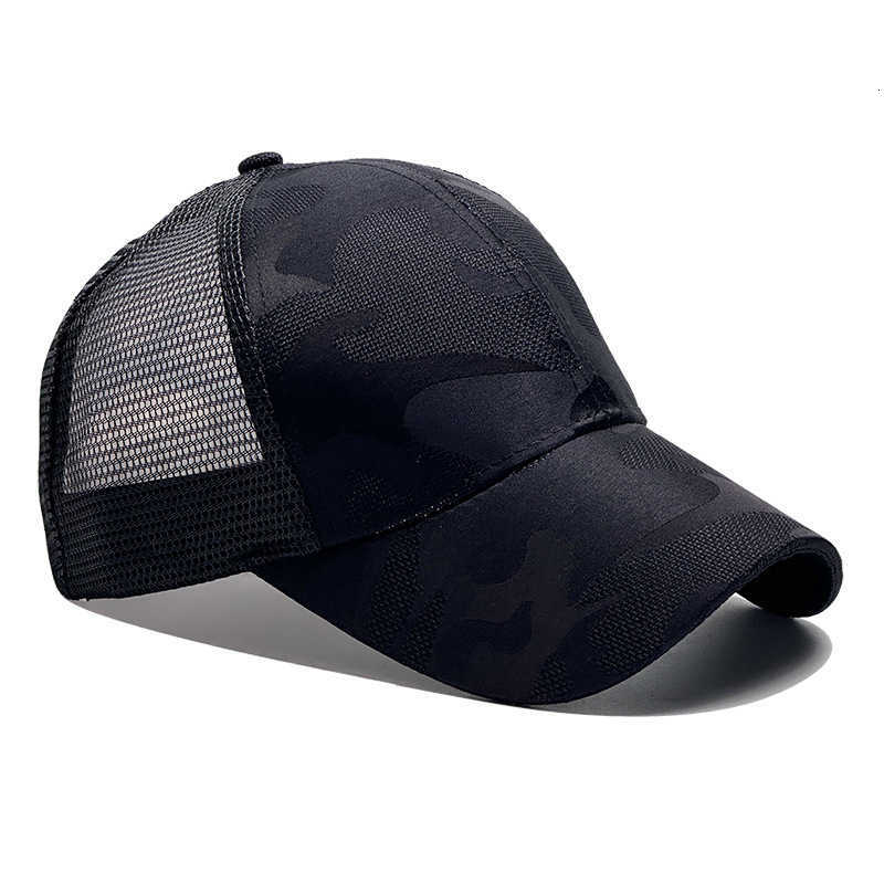 Summer Women 2025 Ponytail New Baseball Cotton Camouflage Mesh Hat Adjustable Sports Hat Girl Outdoor Casual Sun Hat M260626