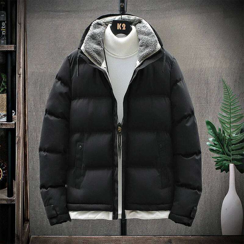 winter and Cotton coat 2026 new style stand collar parka jacket Men's windproof thick warm man's parkas J260626 - view 3