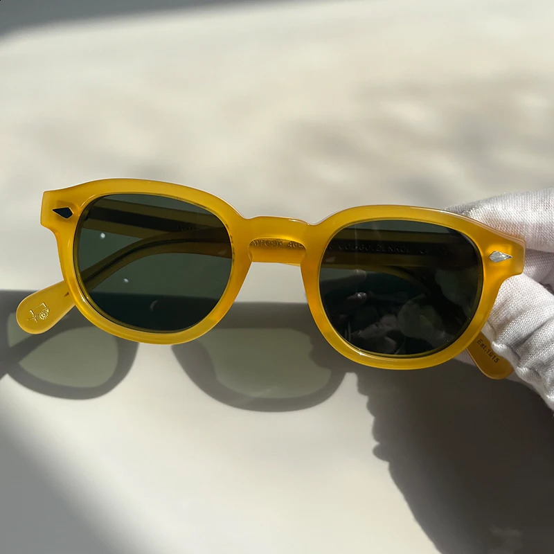 High Quality Acetate Sunglasses For Men And Women ner Lemtosh Yellow Frame Vintage Sun Glasses Gradient lense 260626 - view 4