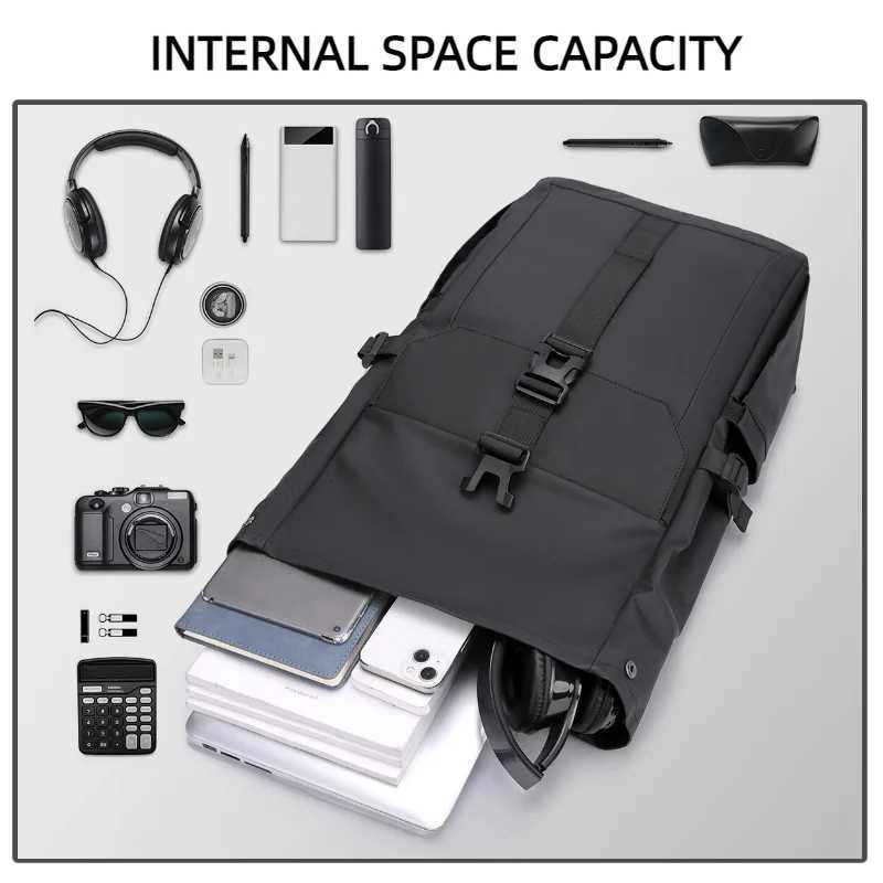 Large Fashionable Business Commuter Backpack Capacity Mens Commuter Backpack Outdoor Travel Backpack Bag Business Computer Bag M260626 - view 5