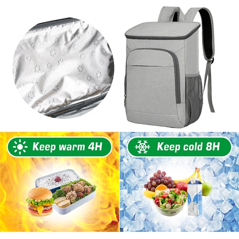 30L Cooler Backpack Leakproof Insulated Lunch Bag Camping Backpack for Outdoor Camping Hiking 260624 - view 5