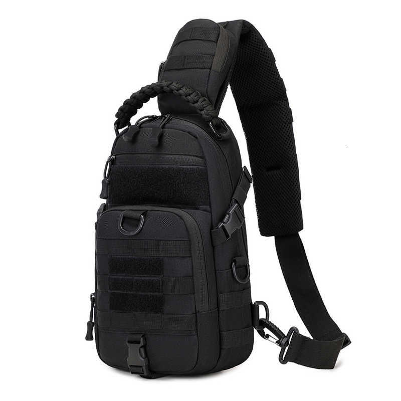 Travel Pack THURAM Crossbody Chest Bag Tactical Messenger Bag for Men Nylon Military Sling Backpack MOLLE System M260626 - view 1
