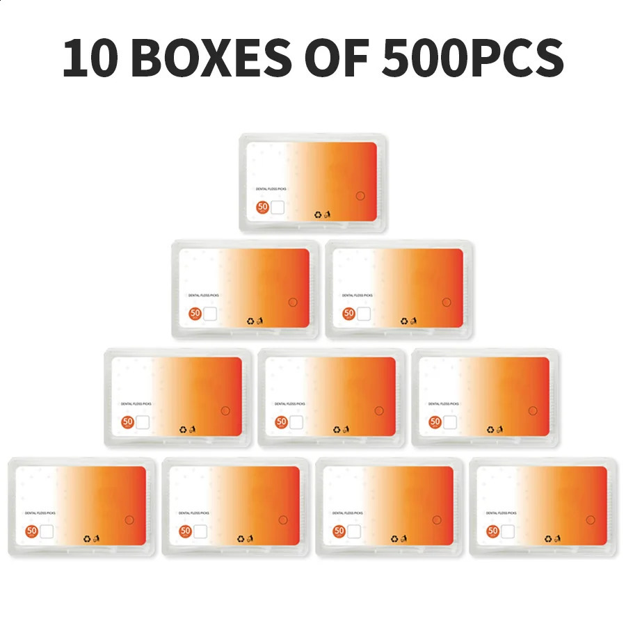 50025050PCS Smooth Floss Rod Cleaning interdental gaps and oral care 260626 - view 3