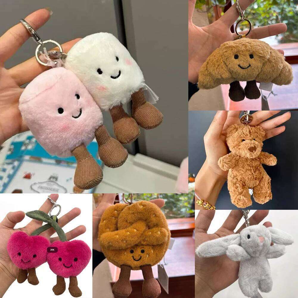 2026 Jelly Fun Series Keychain Cute Companion Plush Doll Soothing Toy Festival Gifts 26Y0626 - view 3