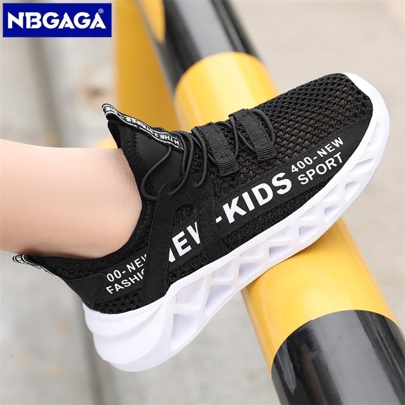 Single Net Childrens Running Sneakers Breathable Lightweight Soft Non-slip Leisure Comfortable Walking Boys Girls Casual Shoes 260617 - view 4