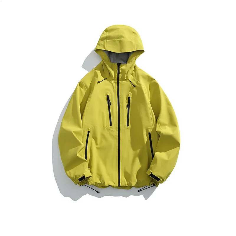 2026 Outdoor Laminated Hard Shell Windproof Waterproof Solid Color Fashionable Camping Fishing Sports Versatile Casual Jacket 260623 - view 4