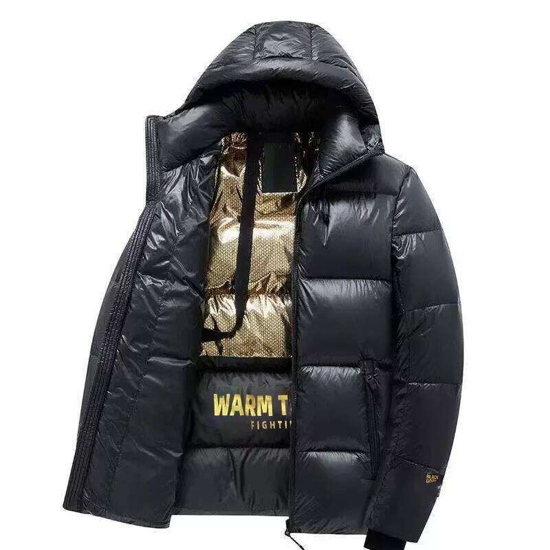 Thick Warm Outerwear Parkas Loose Casual Hooded Puffer Autumn Winter Versatile High-quality Padded Jacket for Men J260626 - view 7