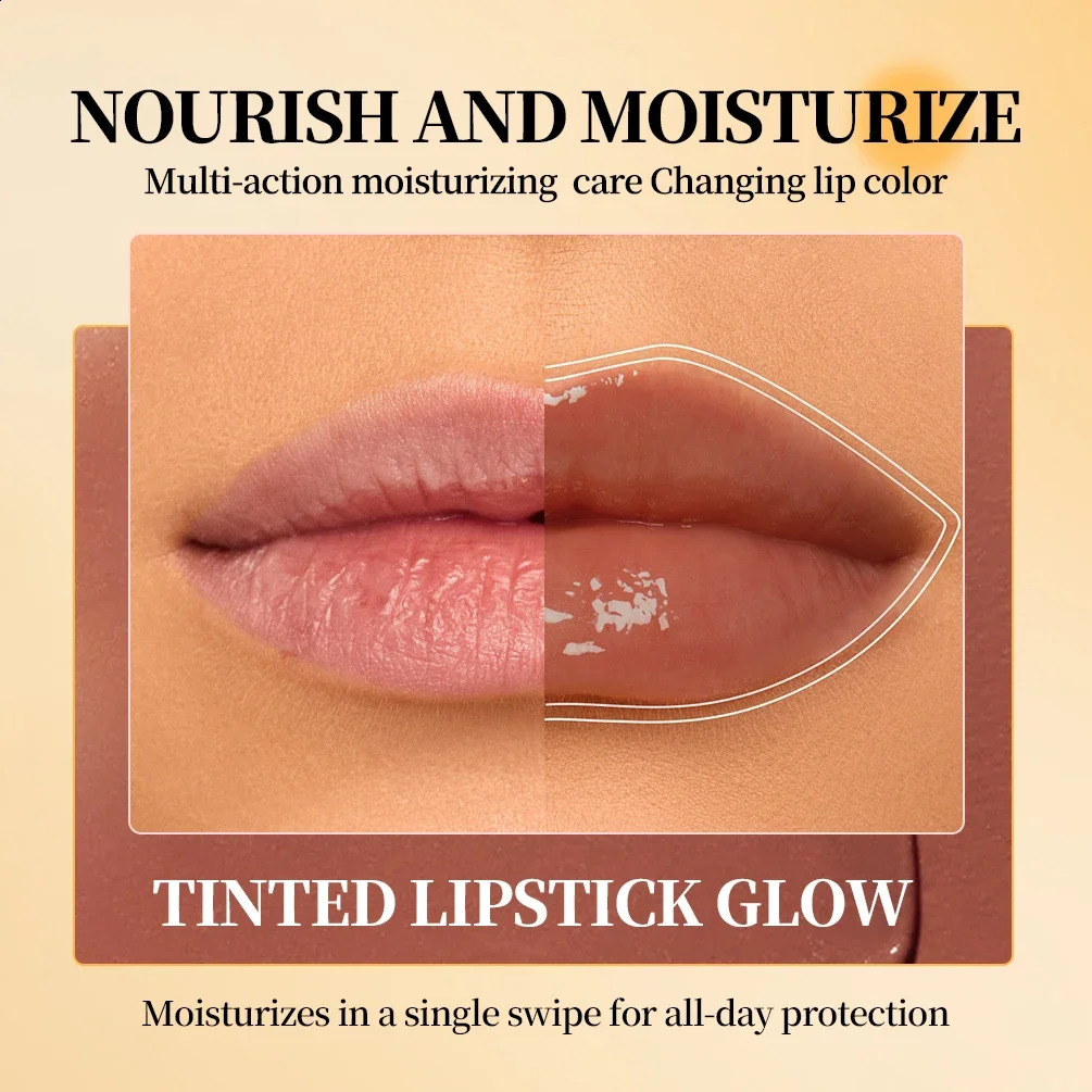 QI Natural Sheer Lip Balm izing Honey Lipstick Tinted Lip Plumping Balm Smooth Enhancing Natural Color Lip Care 260626 - view 4