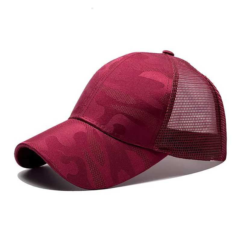 Summer Women 2025 Ponytail New Baseball Cotton Camouflage Mesh Hat Adjustable Sports Hat Girl Outdoor Casual Sun Hat M260626 - view 5