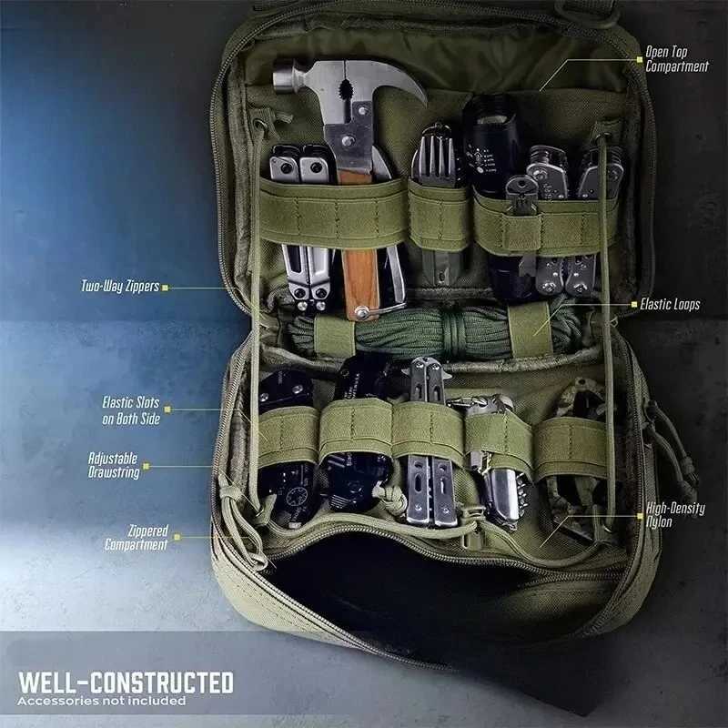Outdoor Men Tactical Travel Bag Fuctional Tool Bag Gym Travel Collection Tool Bags Big Capacity Men Military Bags M260626 - view 3