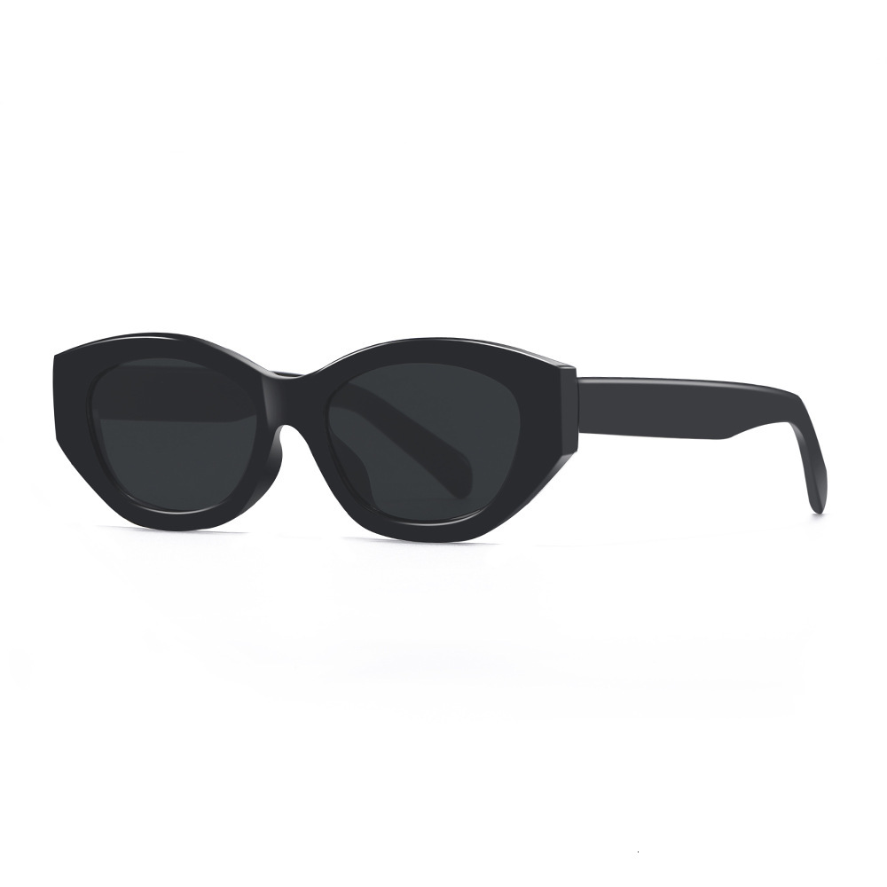 New Retro Cat Eye High-End for Women, UV Protection, Face Slimming, Driving, Men's Polarized Sunglasses wholesale