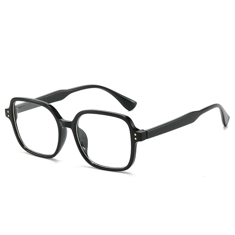 New Eyeglass Unique Simple Square Frame, Fashionable And Can Be Fitted With Prescription Lenses, Suitable For A Bookish Look - view 3
