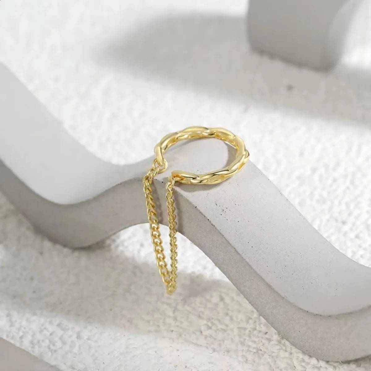 1pc Fashion Minilist No Piercing Ear Cuff Earrings for Woman Chain Bone Clip Girl Cuffs Jewelry 260623 - view 5