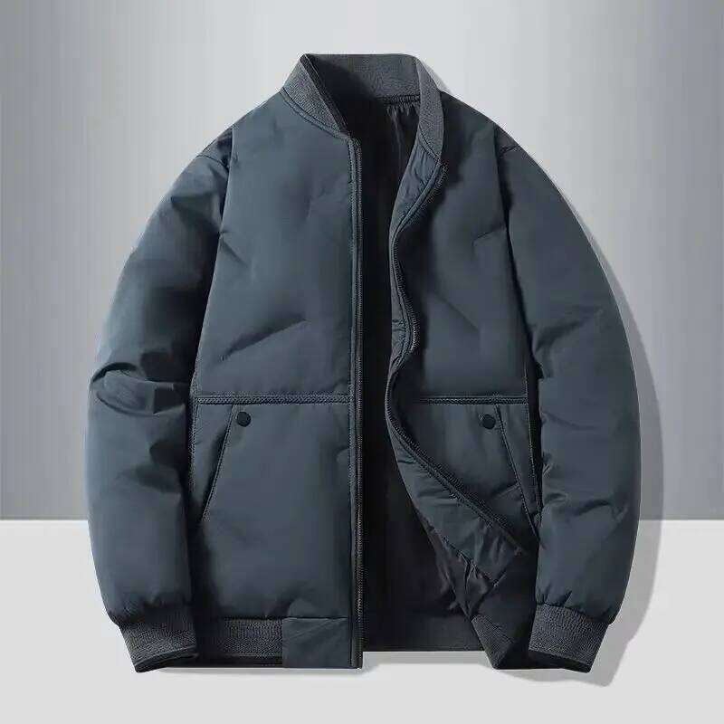 New autumn winter collar, men's fashionable and versatile outer warm cotton baseball jacket, J260626 - view 3